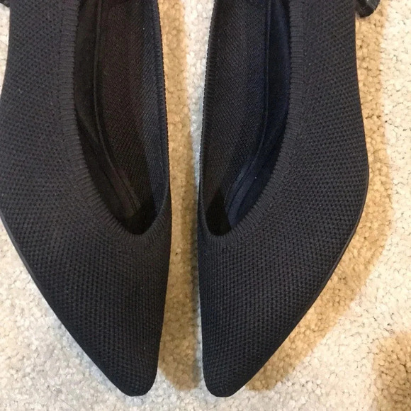 Vivaia Black Pointed Toe Kitten Heel Shoes-EU Size 36/US Size 5.5/6 - Picture 11 of 11